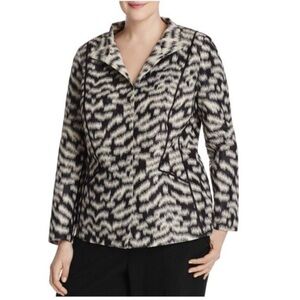 Lafayette 148 Long Sleeve pattern Blazer Suit jacket